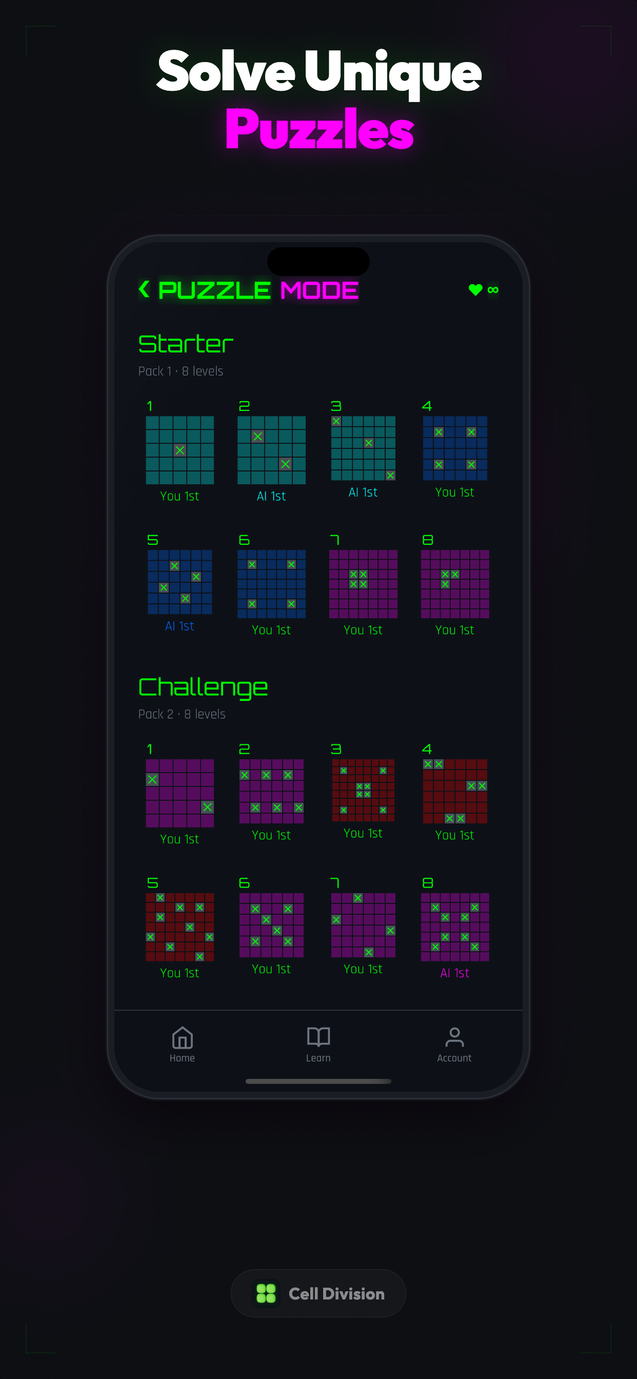 Cell Division puzzles